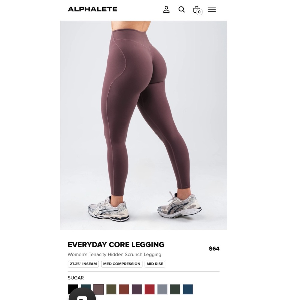 Alphalete everyday core legging S